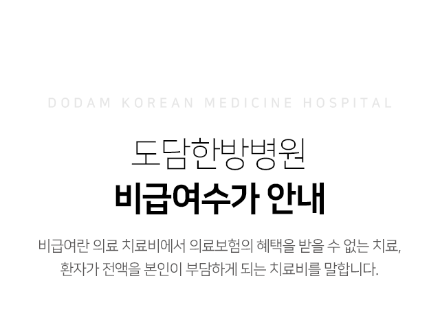 비급여수가안내